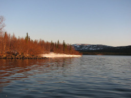 Озеро Ловозеро - весна 2013