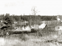 Домики на озере Кривое, 5 км. Октябрь 1985 года