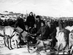 1959 год. Мурманск. Праздник Севера. Из семейного архива.