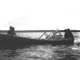 Озеро Сейдозеро. Бригада рыбаков. 1972 год