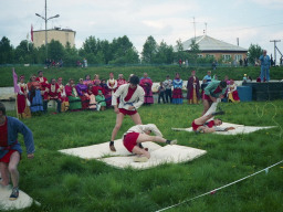 Первые Летние саамские игры в с.Ловозер. 1985 год