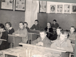 Урок в школе. 1960-е