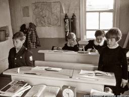 Ученики школы с.Каневка. 1980-е