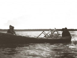 Озеро Сейдозеро. Бригада рыбаков.1972 год.