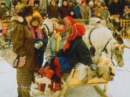 На Празднике Севера в селе Ловозеро. 1992 год