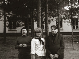Георгий Мартынович Керт в Ловозере. 1976 год