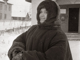 Заведующая районной библиотекой с.Ловозера Потемкина. 1970 год