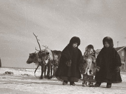 Дети оленеводов с. Ловозера. 1969 год