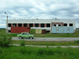 Строиться новое здание Ловозерского СПТУ № 26. 2006 год